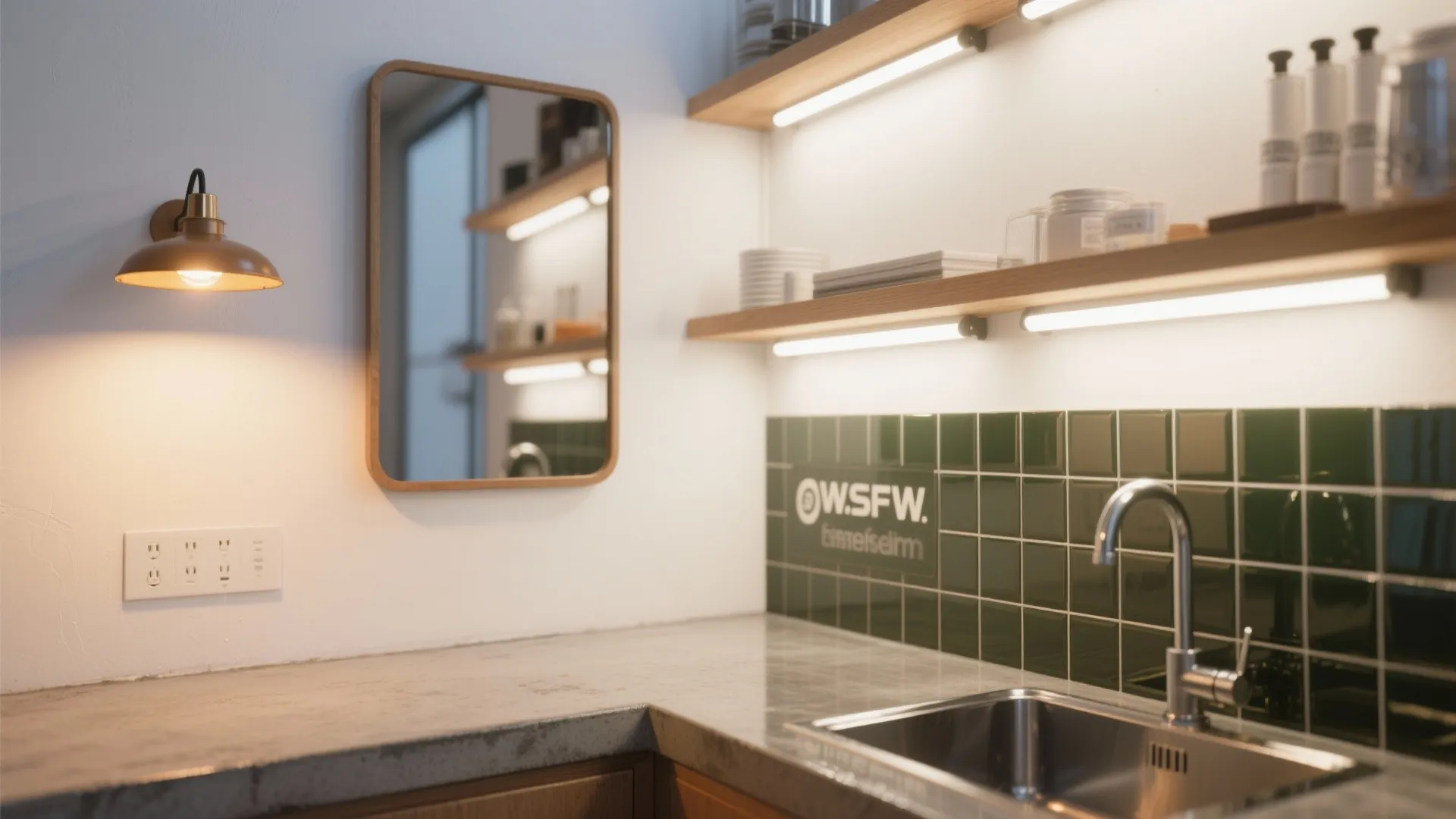 4. Add reflective surfaces and clever lighting