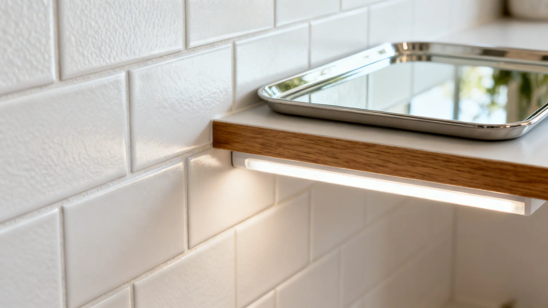 Idea 4: Light, Reflective Finishes for a Bigger-Feeling Space