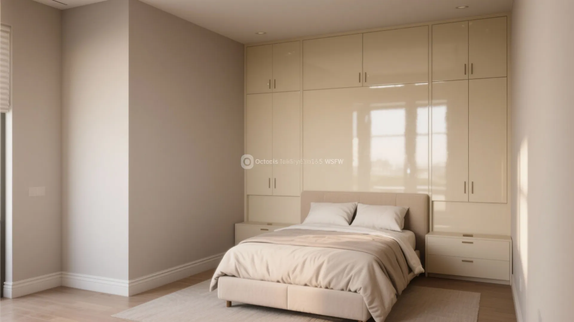 1. Reflective Neutrals with a High-Gloss Accent