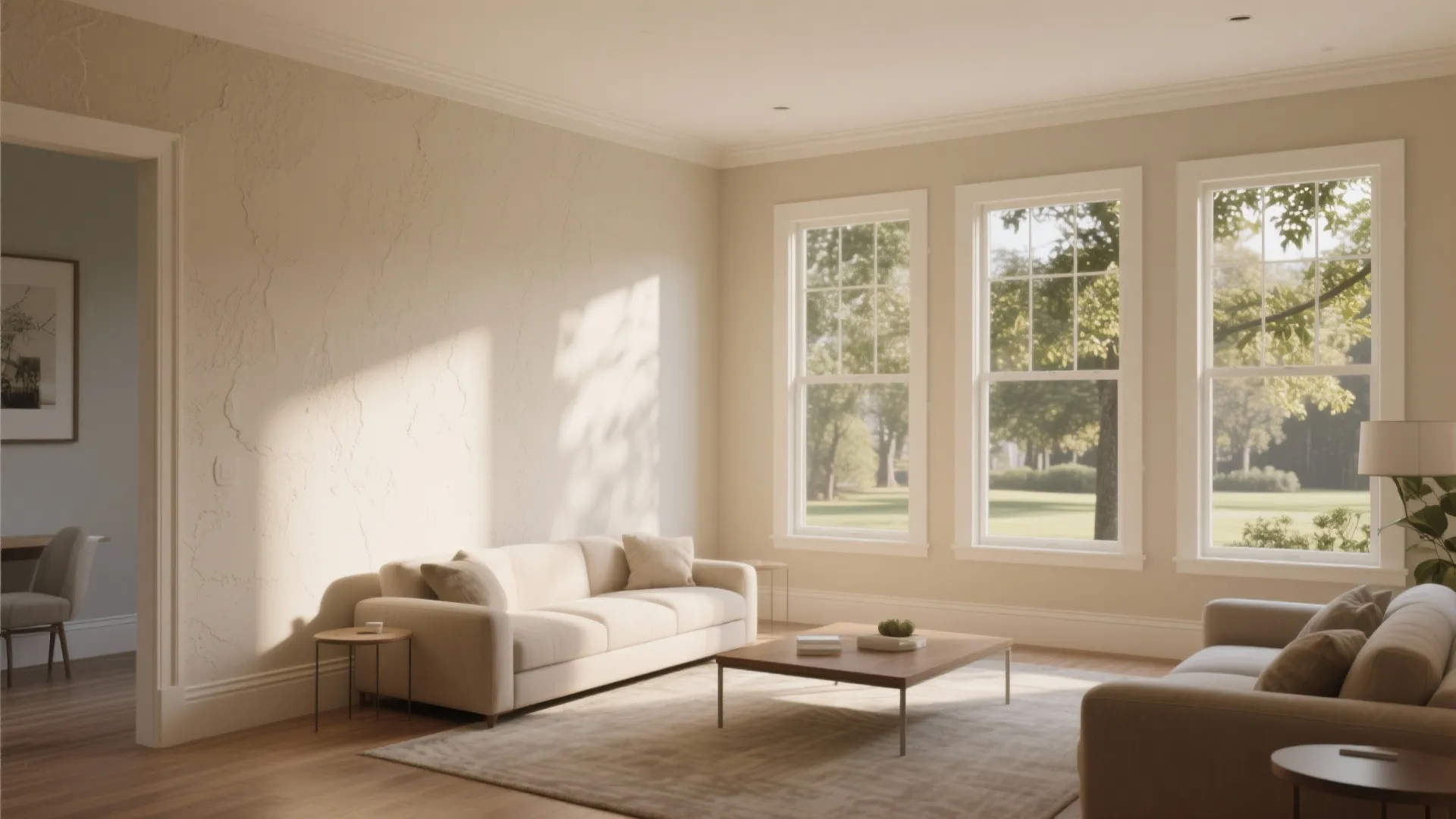 1. Amplify natural light with reflective neutrals