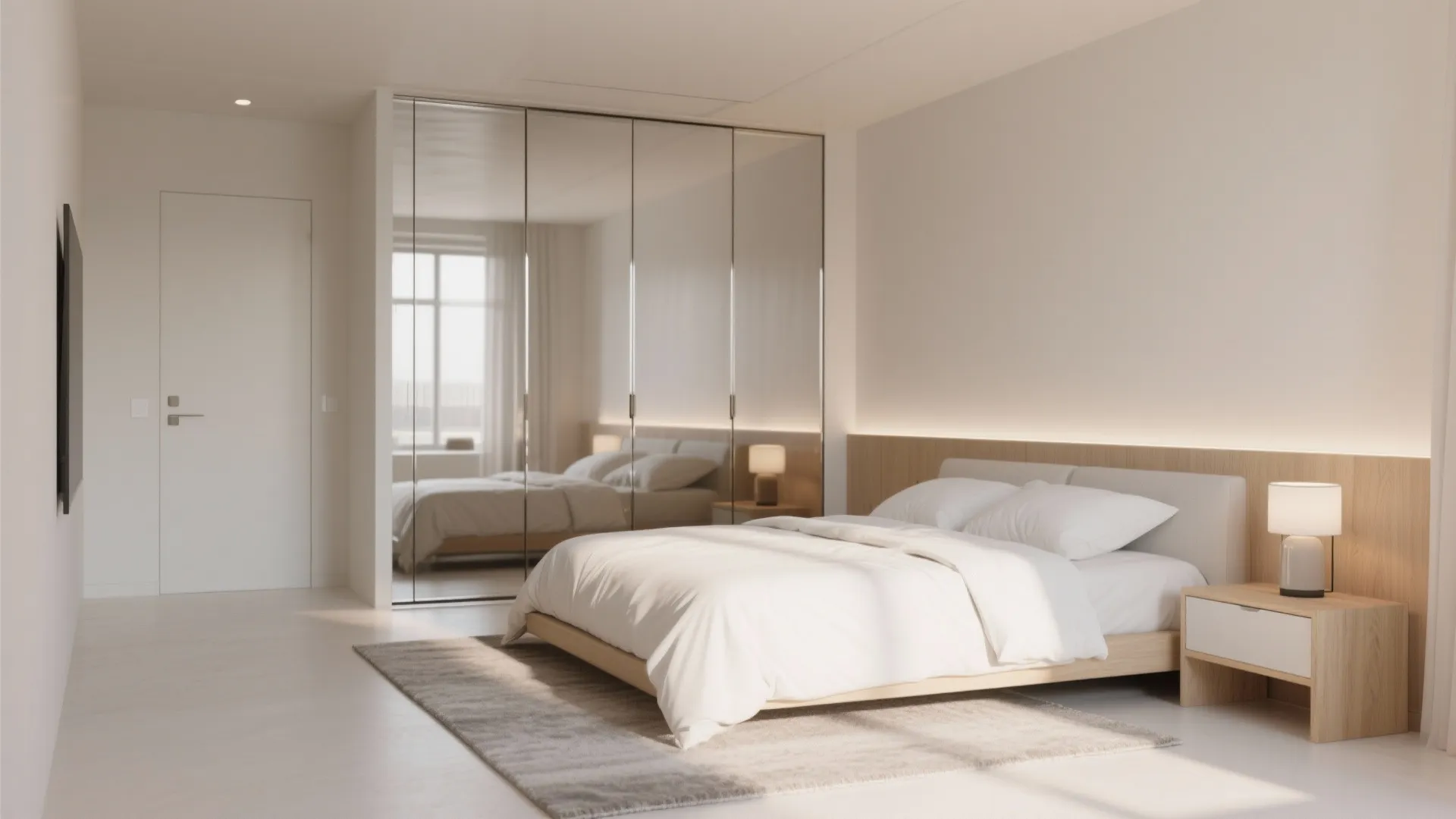 3. Reflective surfaces and pale palettes