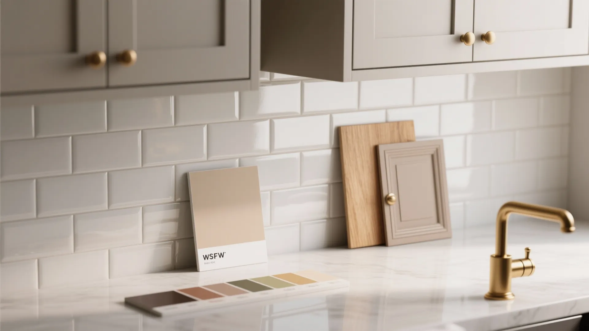 4. Reflective surfaces and consistent palettes