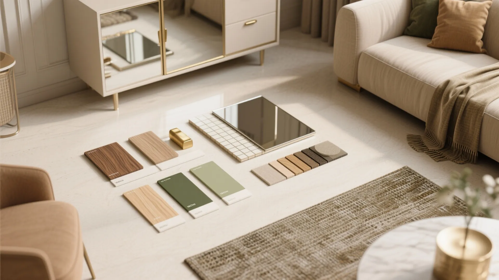 4. Reflective surfaces and smart palettes