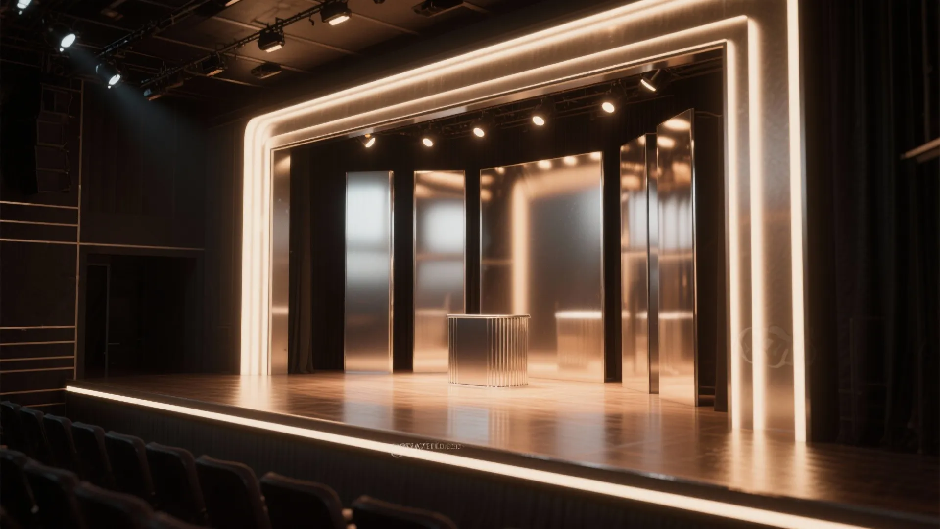 3. Use Reflective Surfaces and Minimal Props