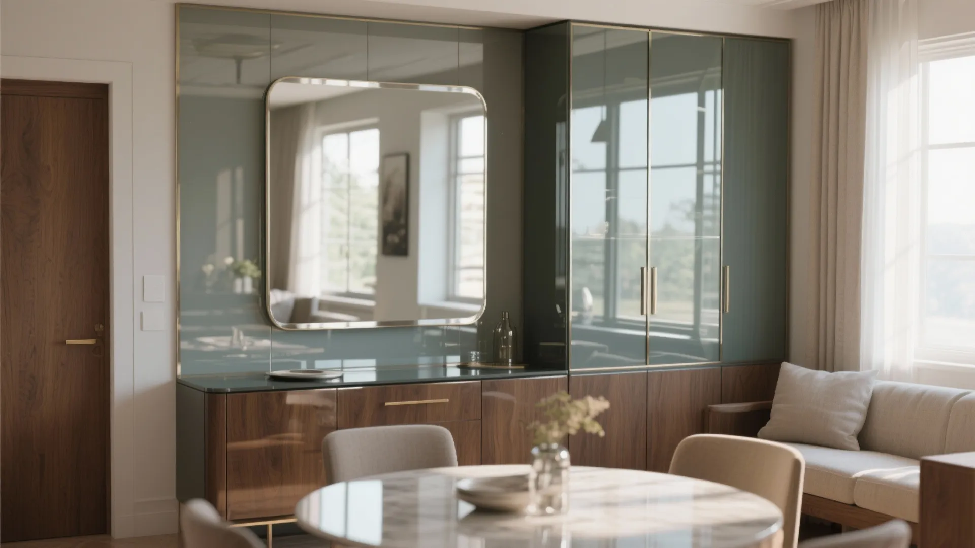 4. Glass and Reflective Surfaces to Amplify Light