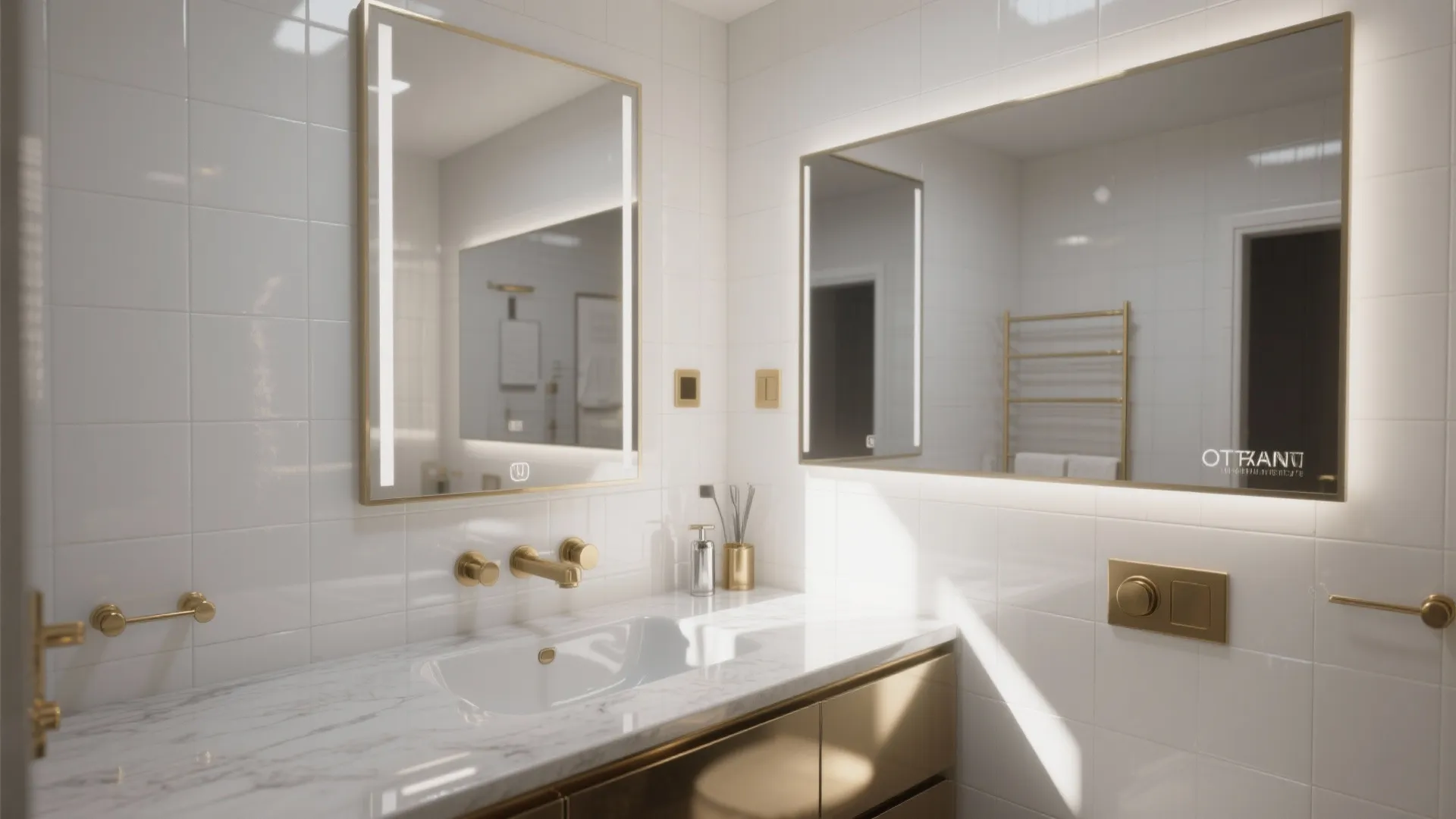 1. Bounce light with reflective surfaces