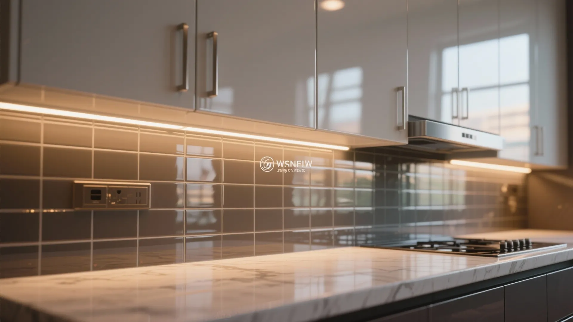 2. Use reflective surfaces and integrated lighting