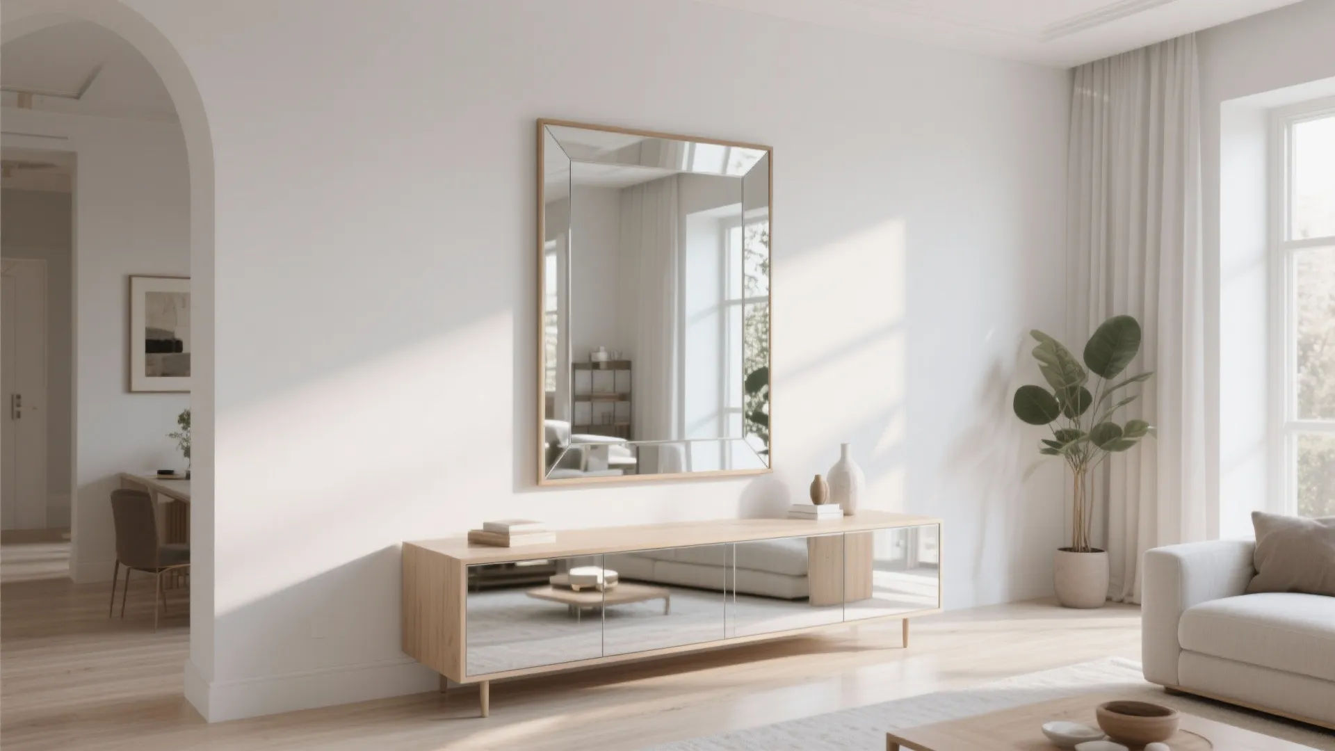 4. Light, Reflective Surfaces to Amplify Space