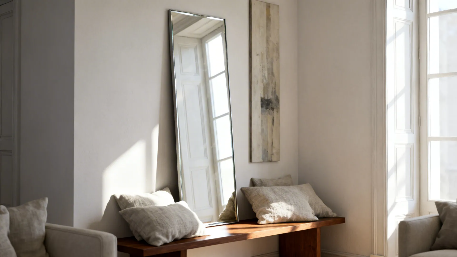 4. Light, reflective surfaces and vertical accents