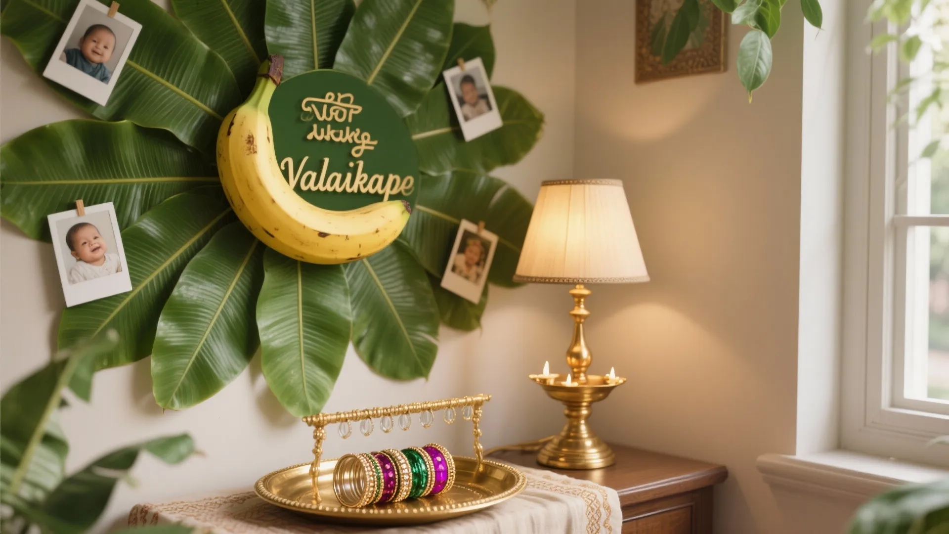 Regional Flair: Valaikaapu, Phulkari, and Banana Leaf Backdrops