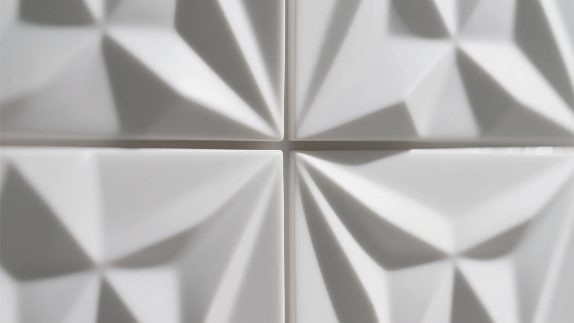 Geometric Relief Wall Tiles as a Feature