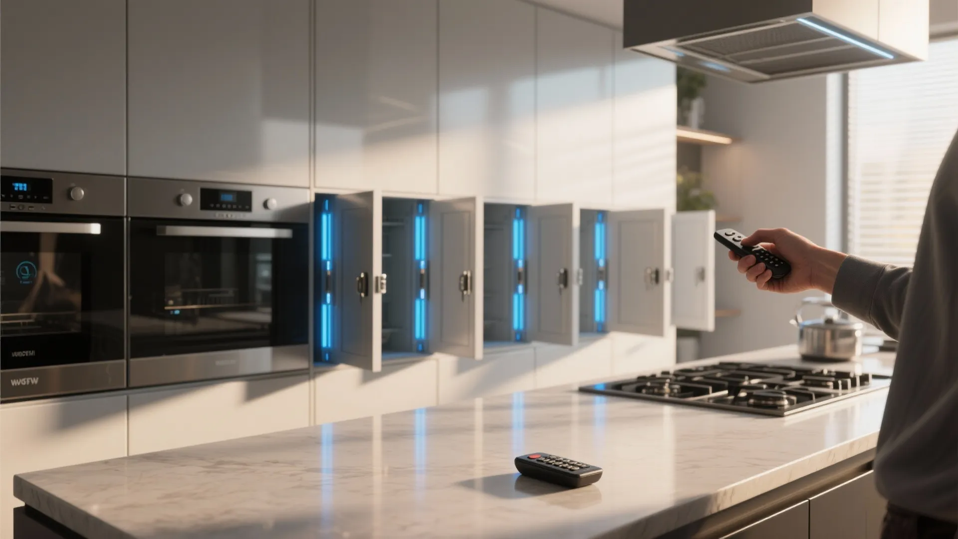 4. Magnetic locks with a remote release