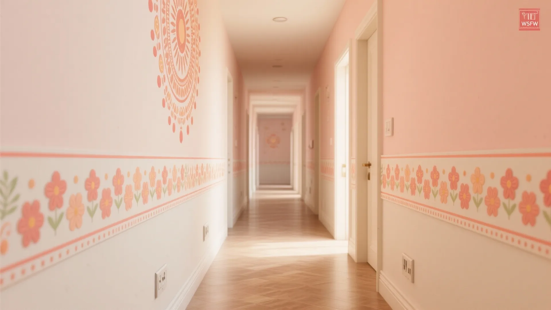 Removable Wall-Side Rangoli Decals for Renters