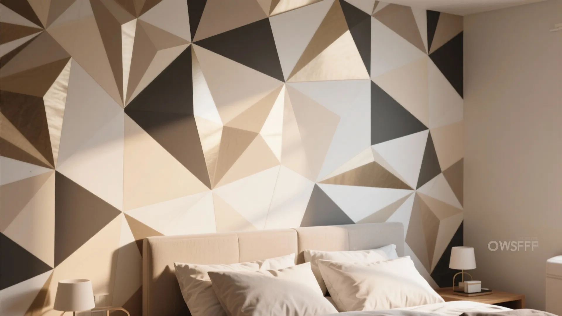 Tip 1: Statement Wall with Removable Wallpaper