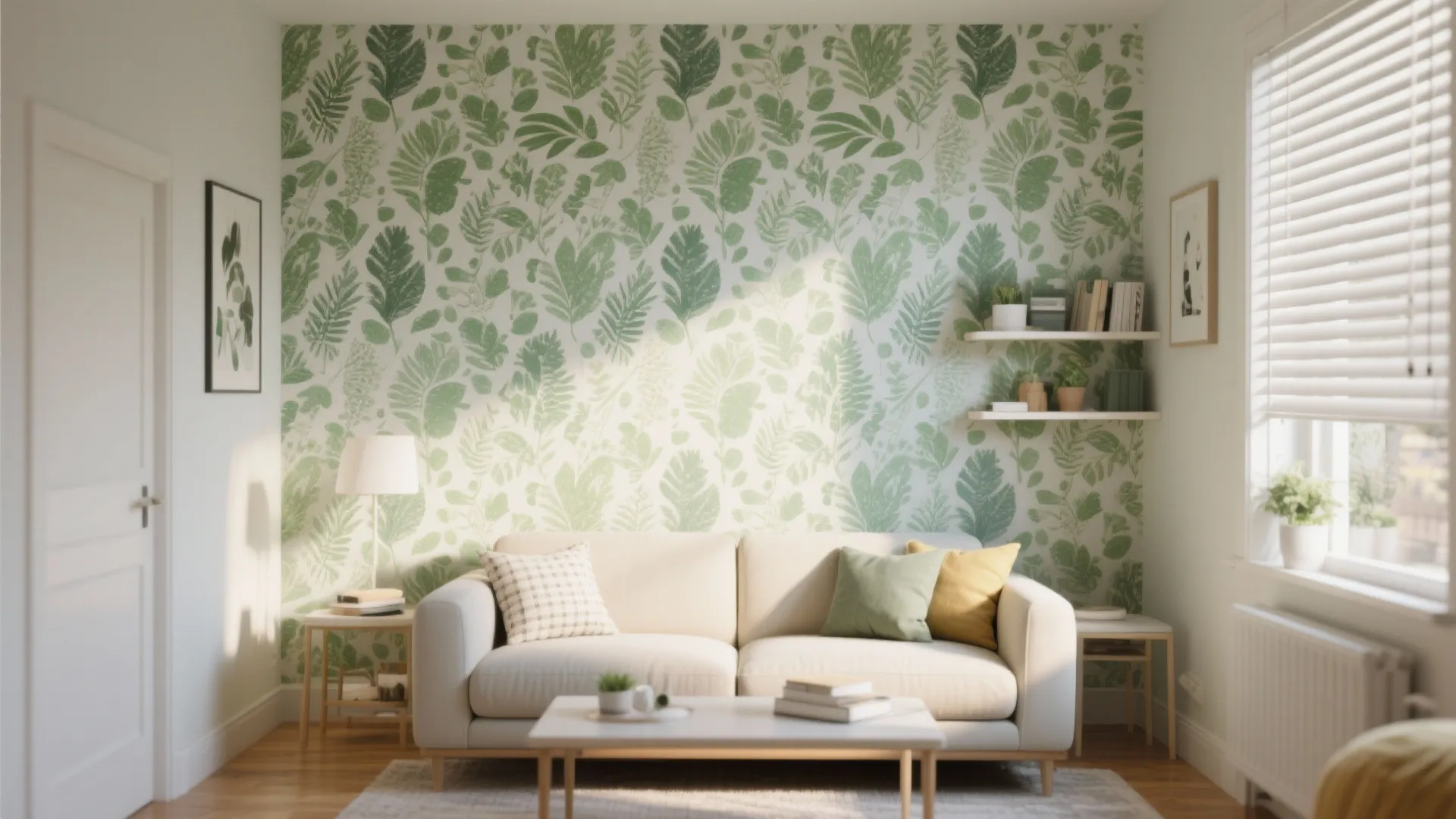 3. Removable wallpaper for renter-friendly personality