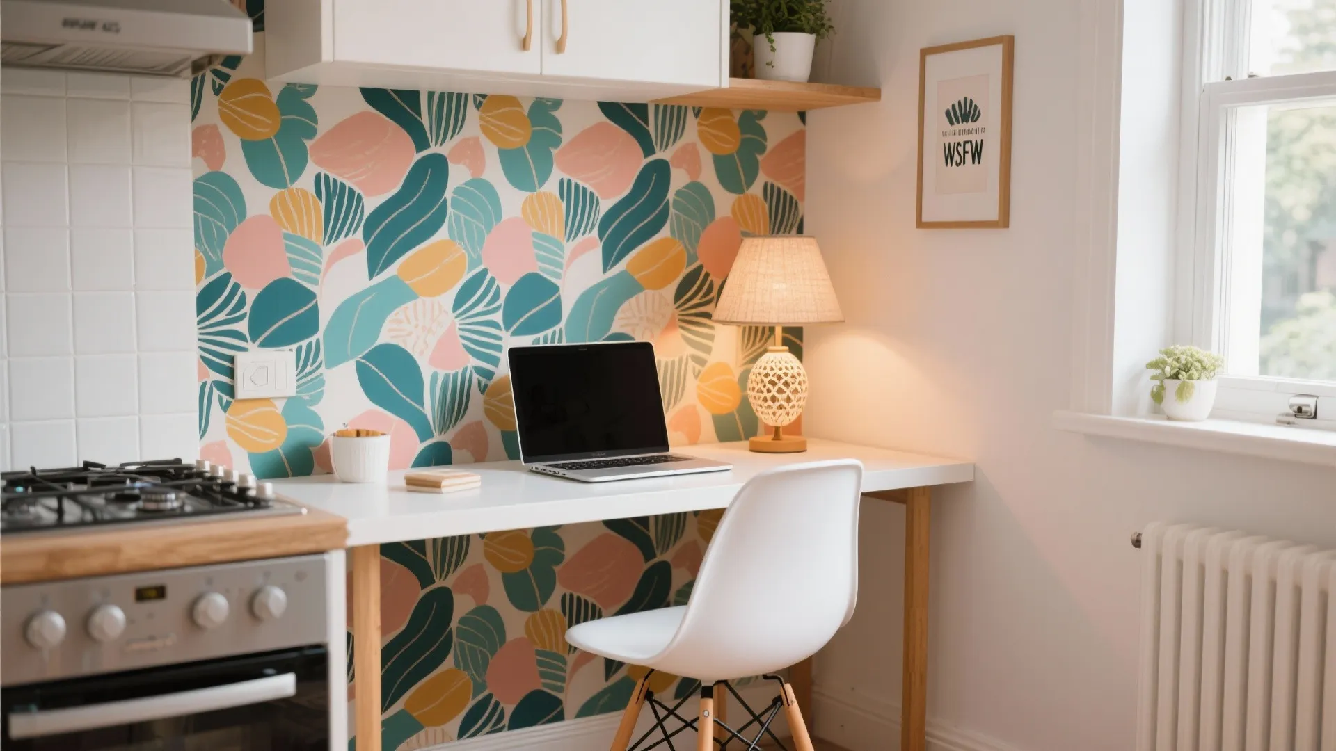 4. Removable Wallpaper for Zoning