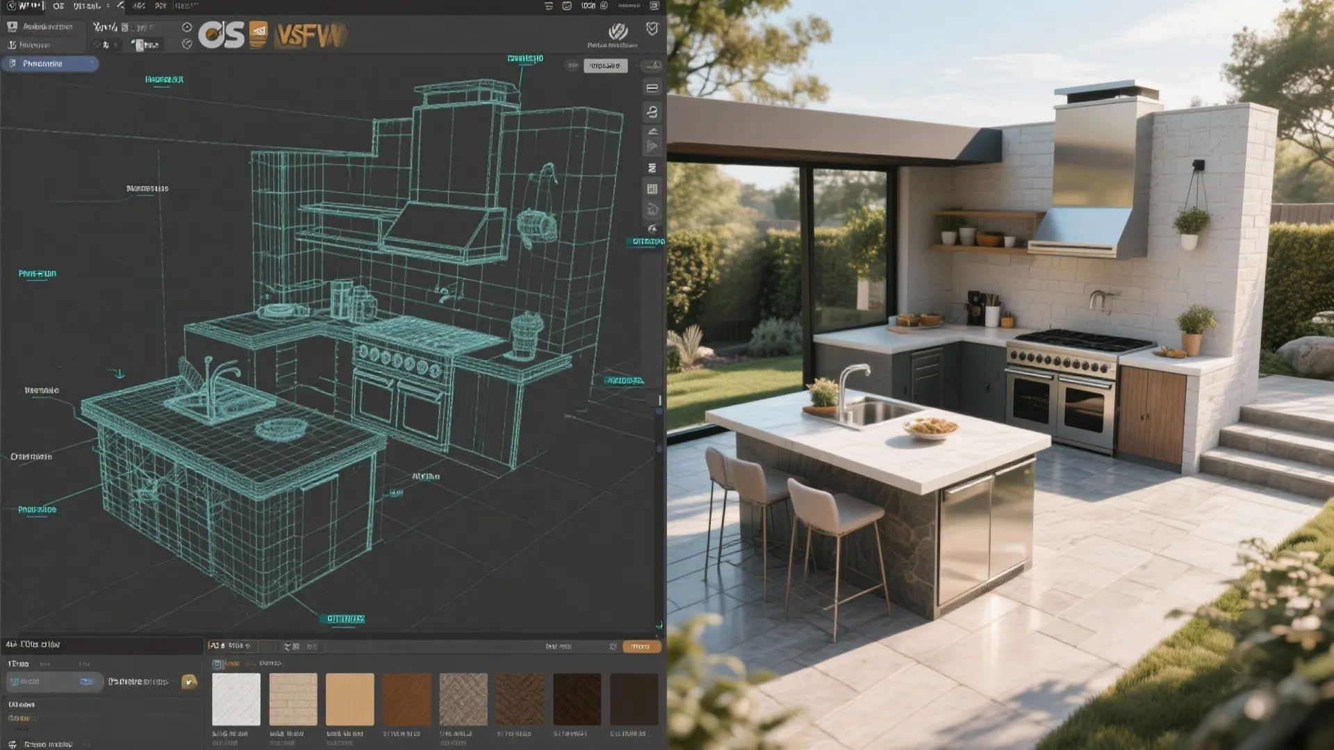 5. Visualize with realistic 3D render before you build