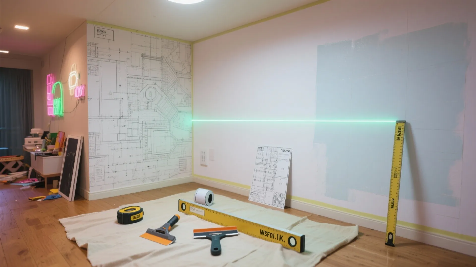 賃貸でも外せる施工：貼って剥がせるで安心