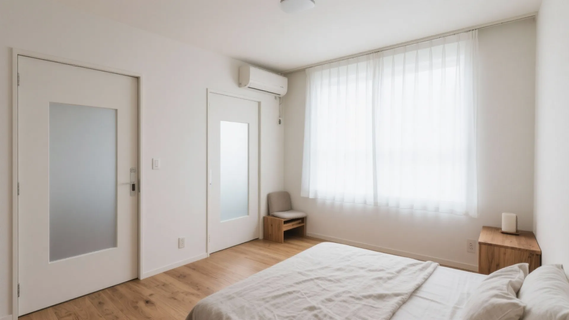 賃貸でもできる“面の連続”テク：シート＋カーテンで素材を整える