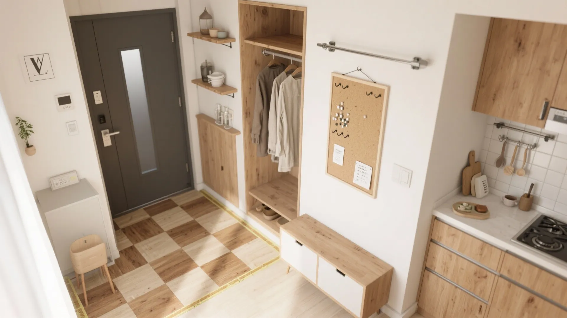 賃貸でもできる“貼らない”改善：可動式で原状回復をスマートに