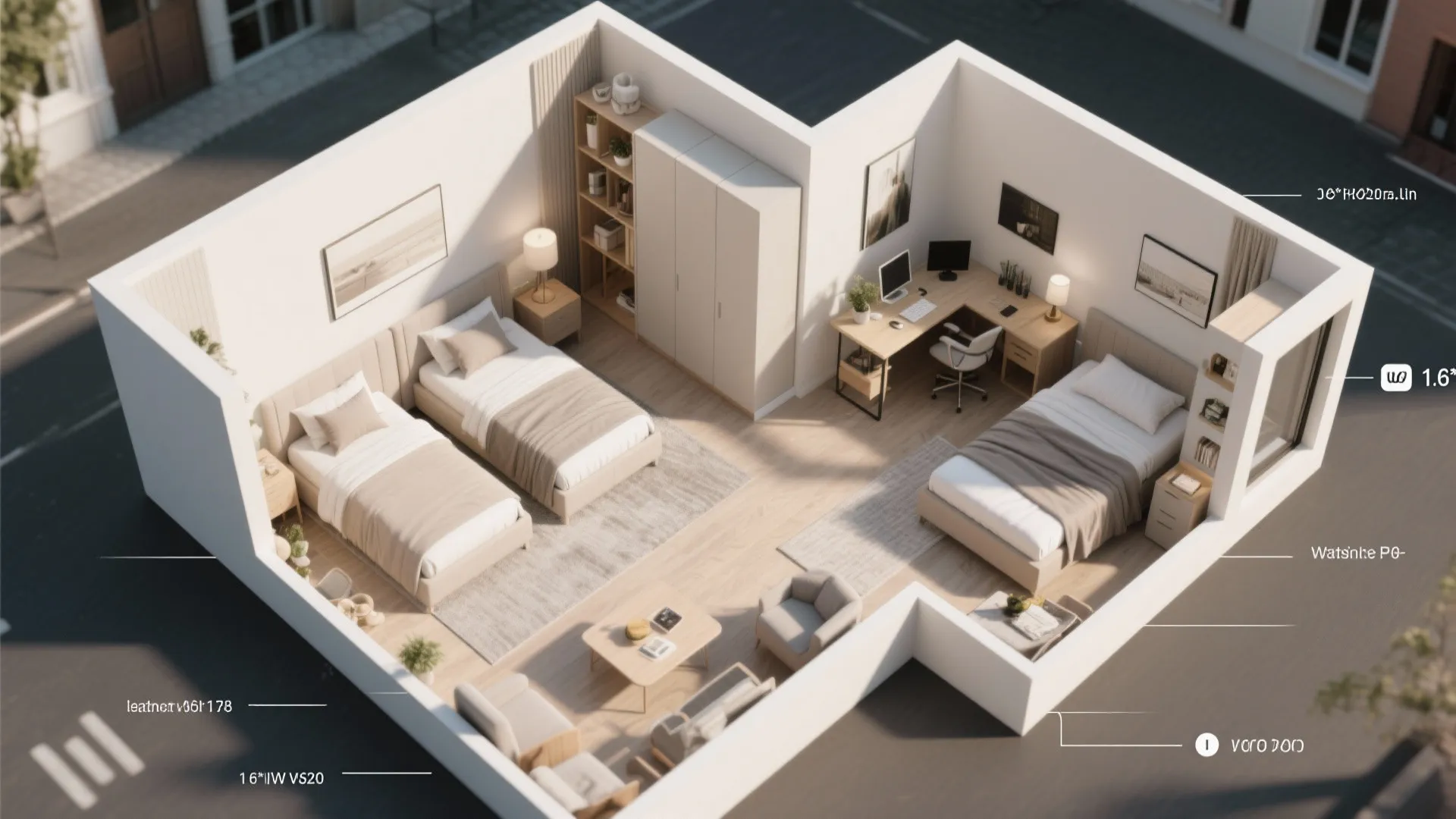 5. Optimize bedroom layouts for rentable income