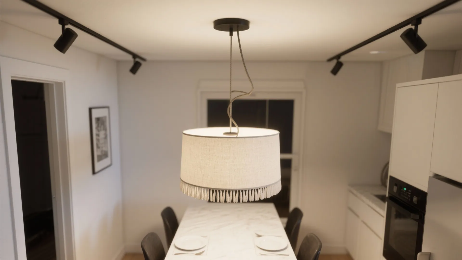 5) Low Ceilings and Rentals: Semi-Flush, Swags, and Smart Bulbs