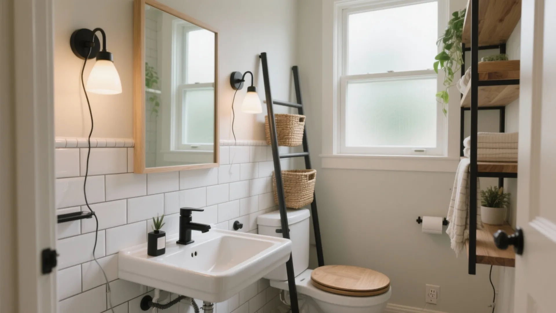 5 Temporary Bathroom Ideas That Actually Look Good: Renter-friendly upgrades, no drilling, all style—shared by a senior interior designer