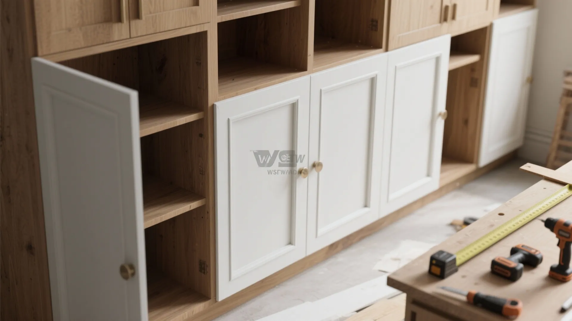 3. Replace Doors, Paint Frames