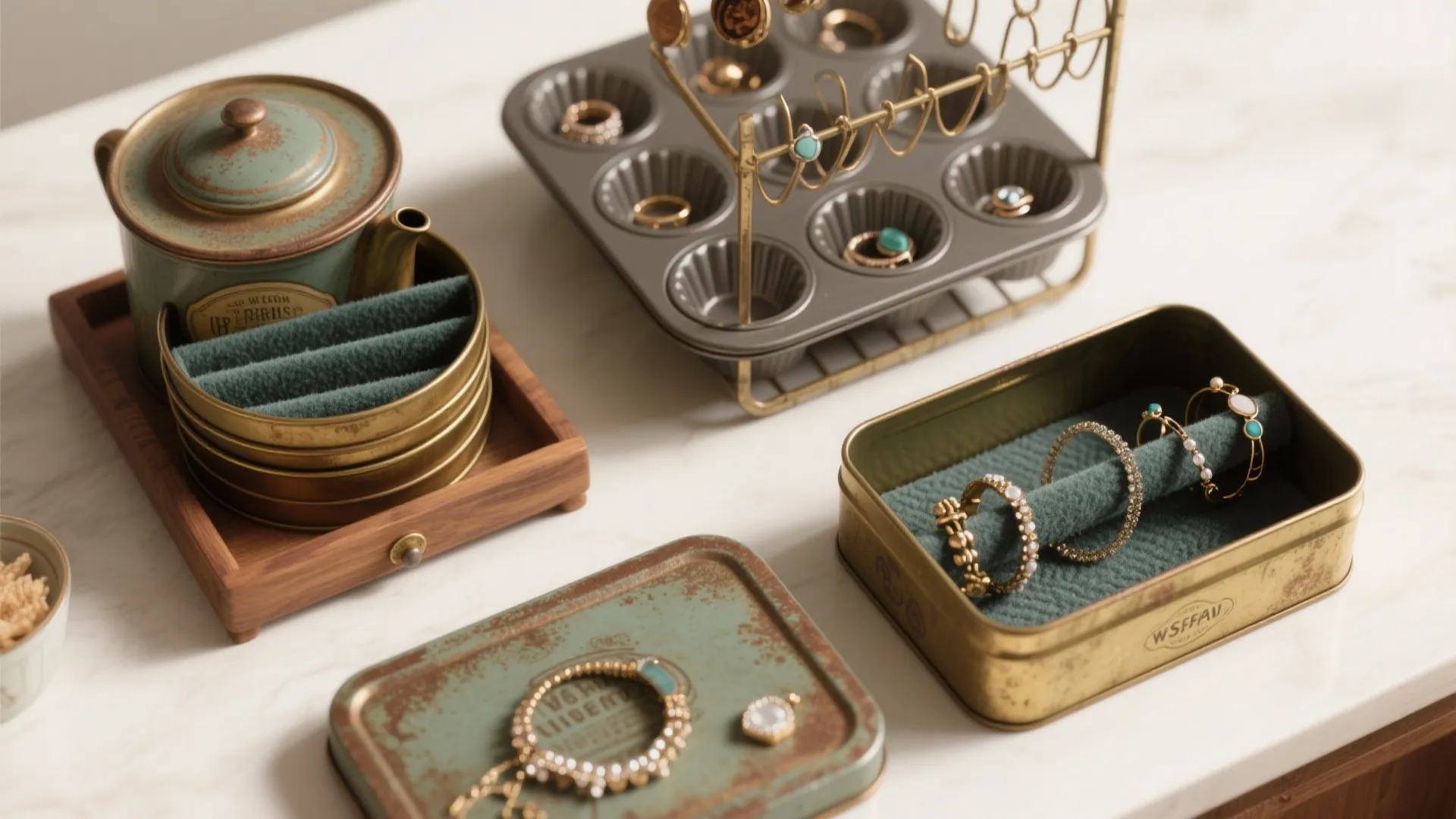 3. Repurposed Household Items