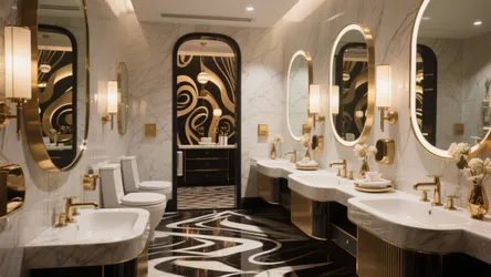 10 Creative Restaurant Bathroom Design Ideas