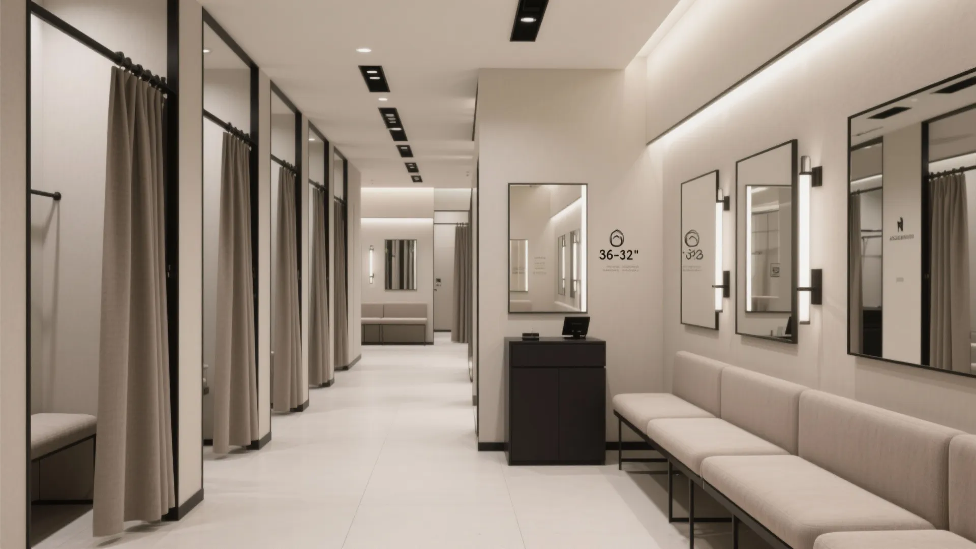 Fitting Room Design Ideas: Maximize Space & Style: 1 Minute to Efficient, Trendy Fitting Room Solutions