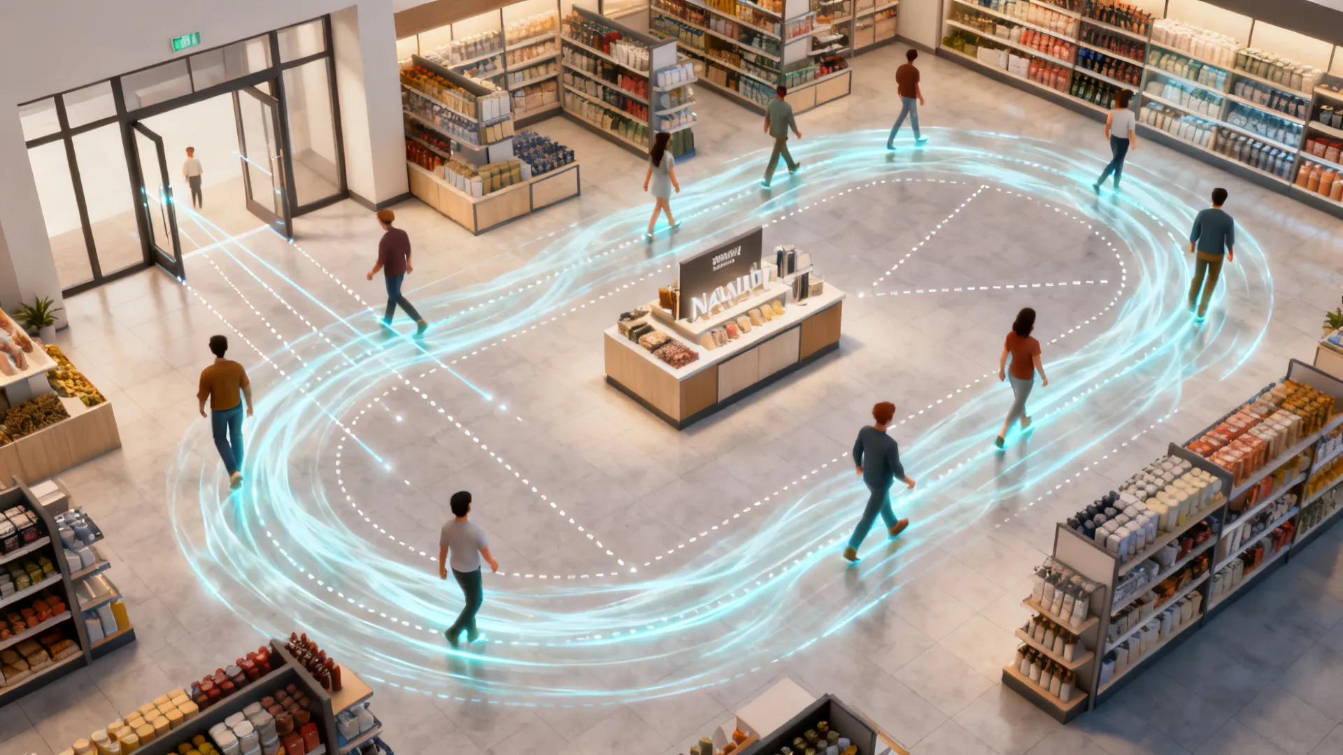 What are the first steps to adopt AI retail space design?