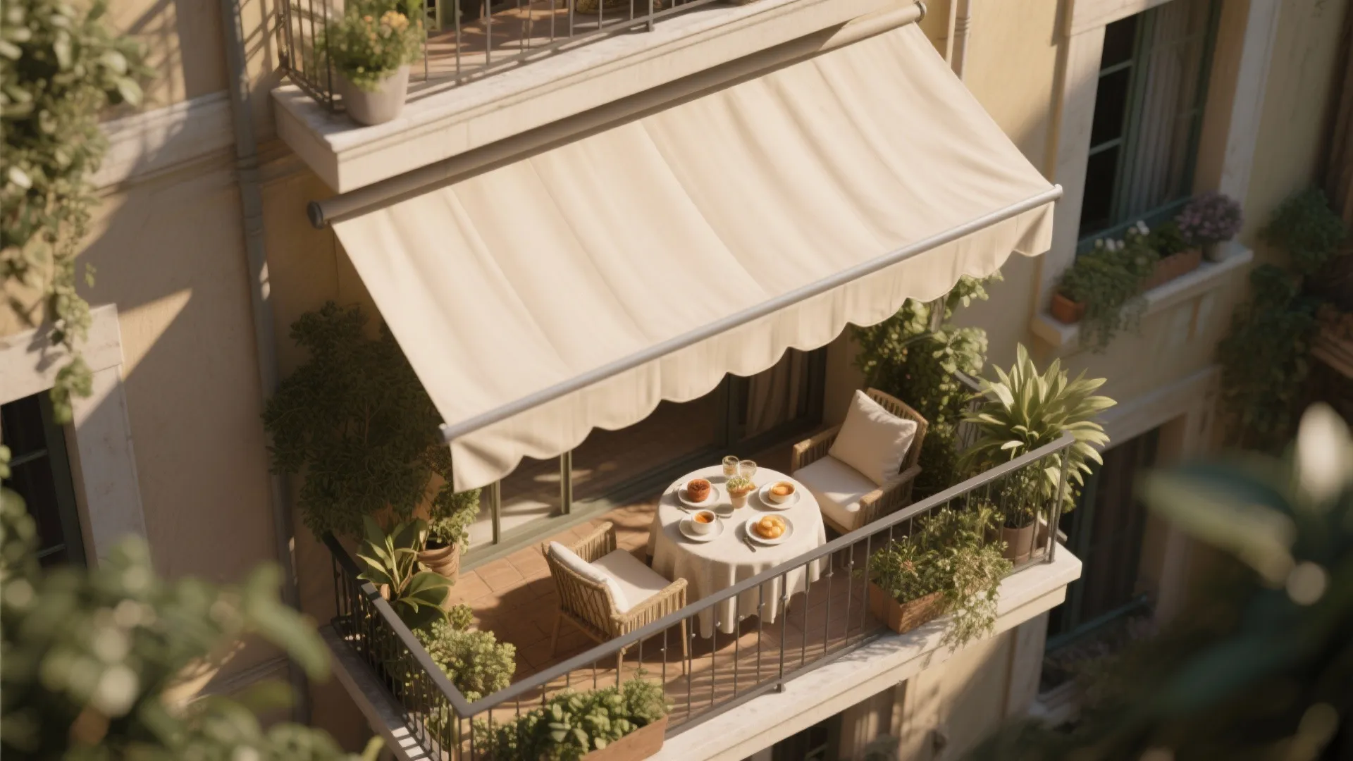 Retractable awning system