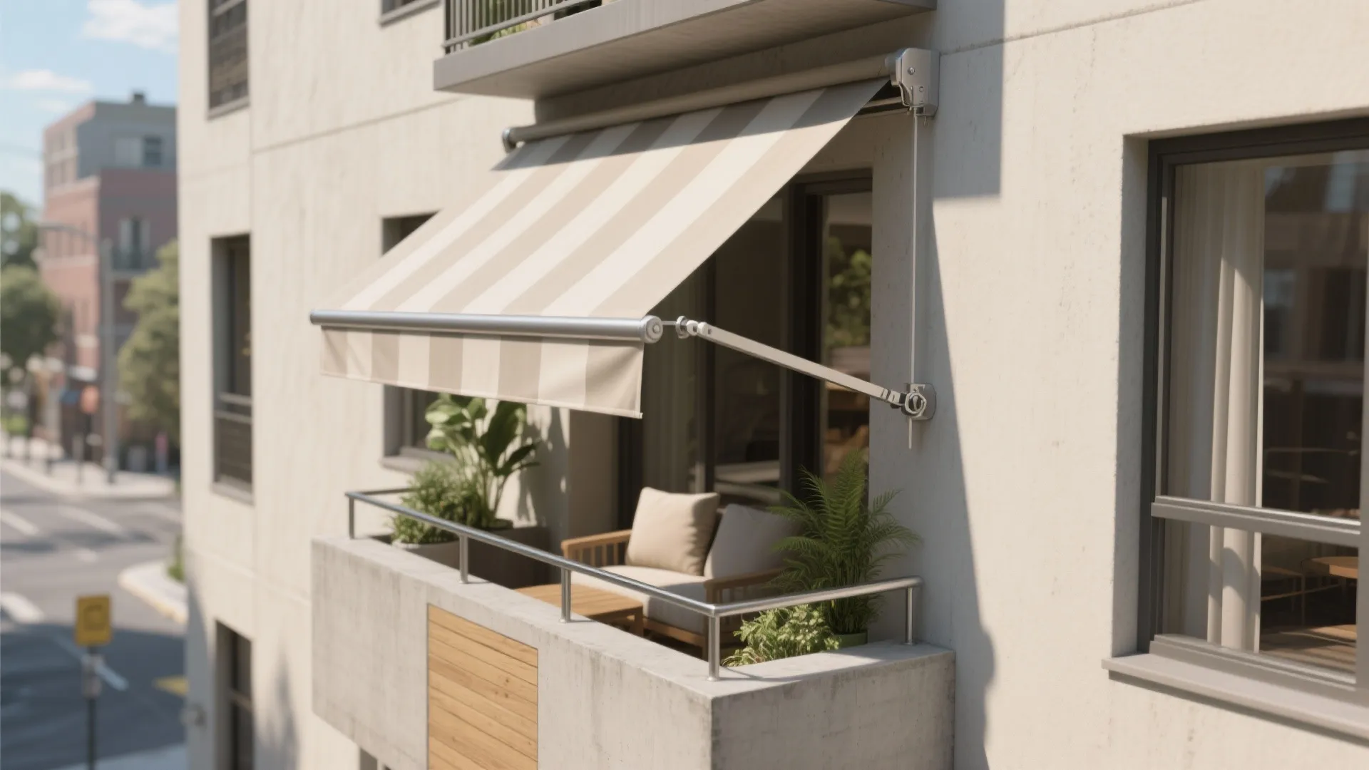 Retractable Fabric Awning (Shade on Demand)