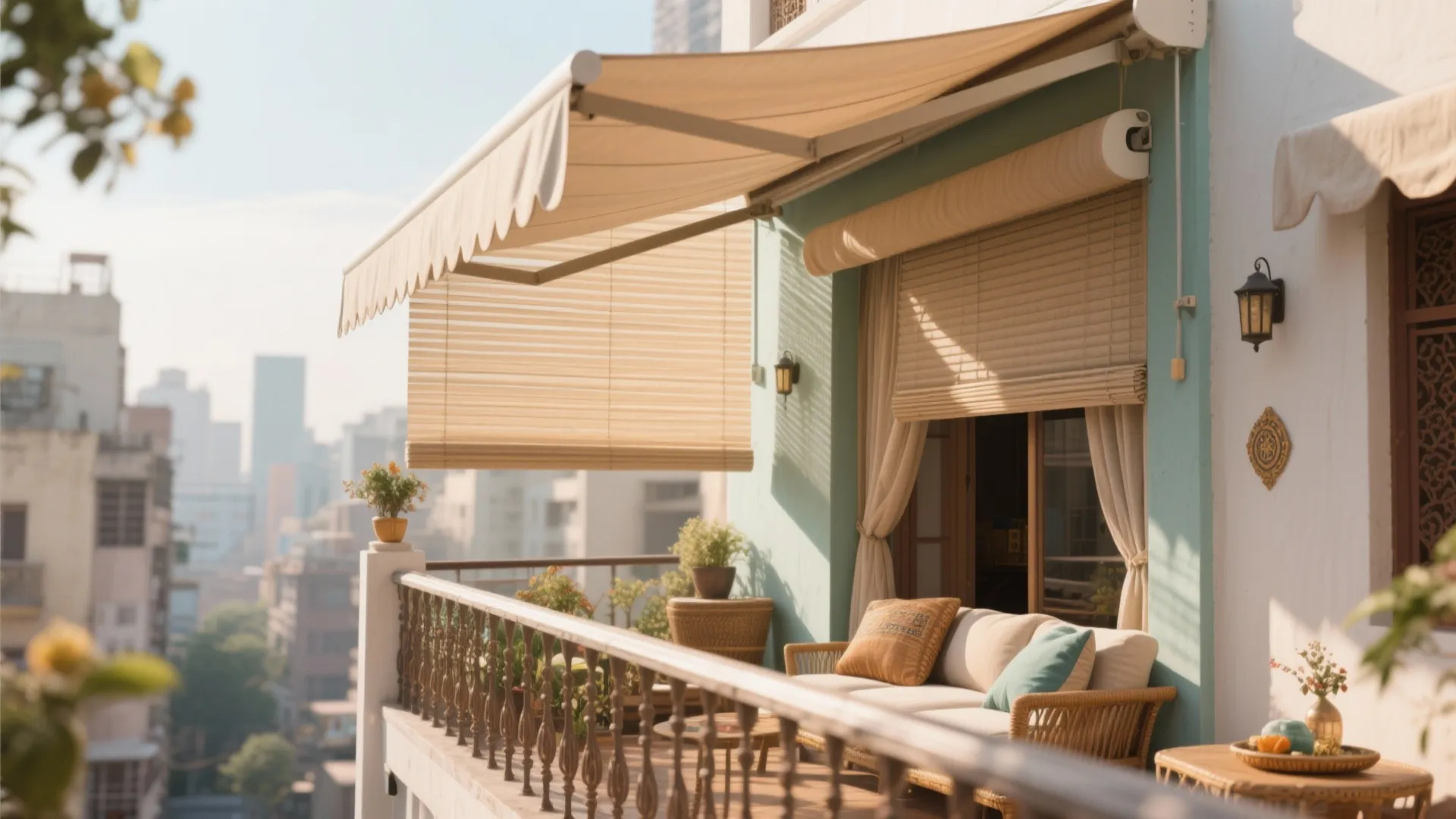 Retractable Awning with Side Screens