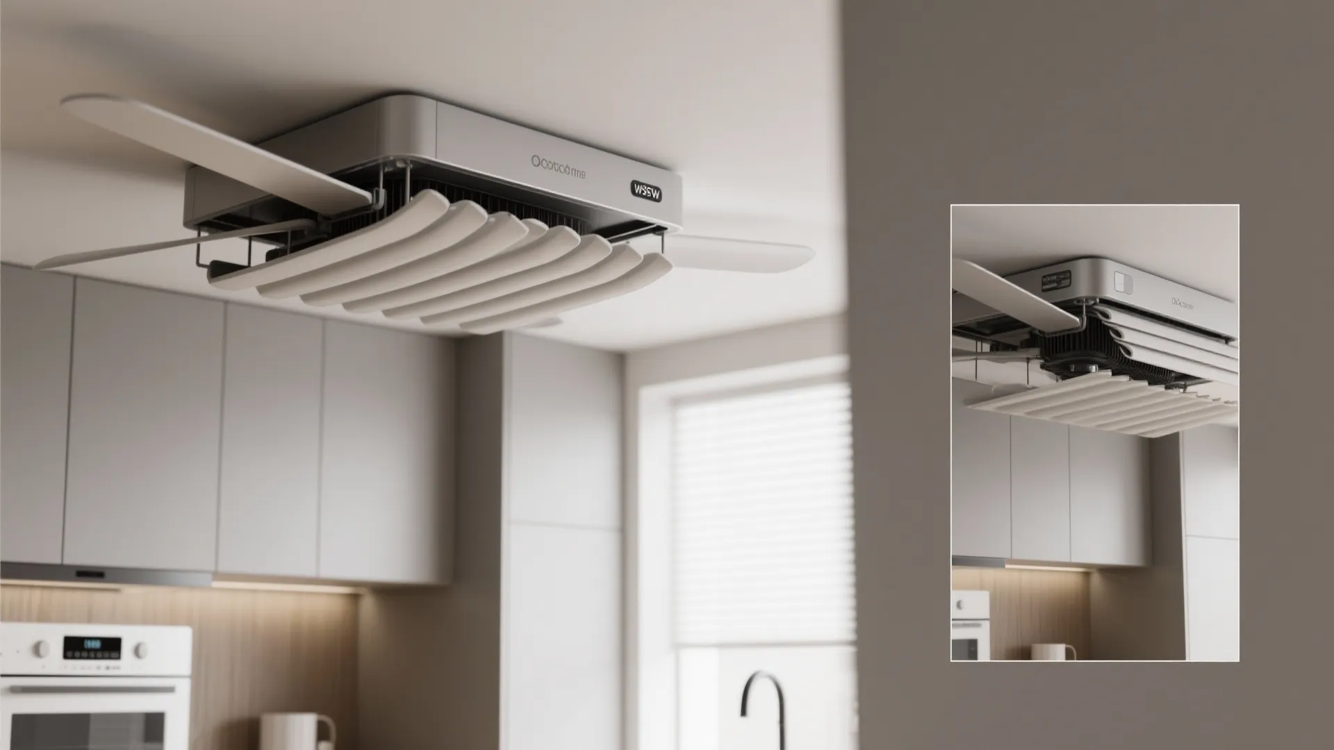 3. Retractable blade fan