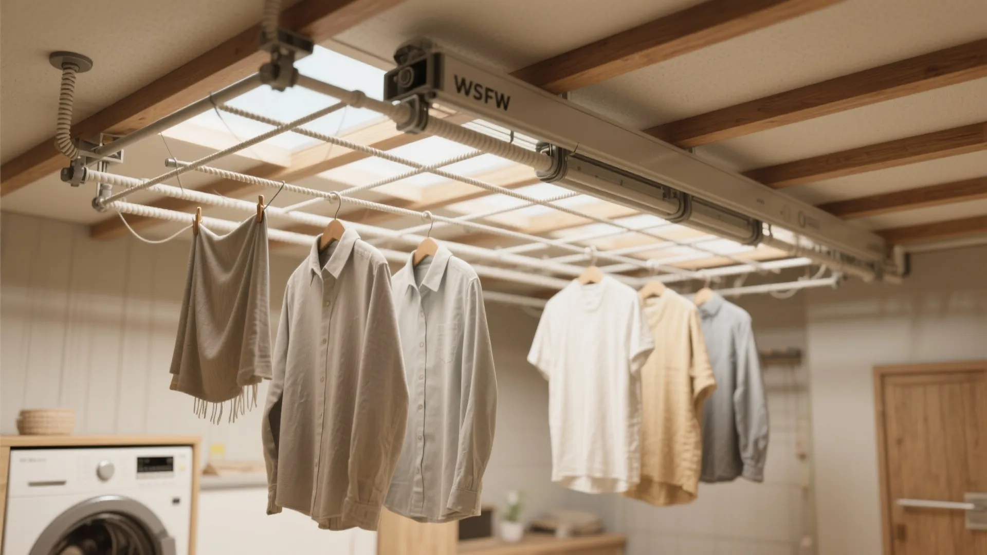 5 Laundry Room Clothes Hanging Ideas