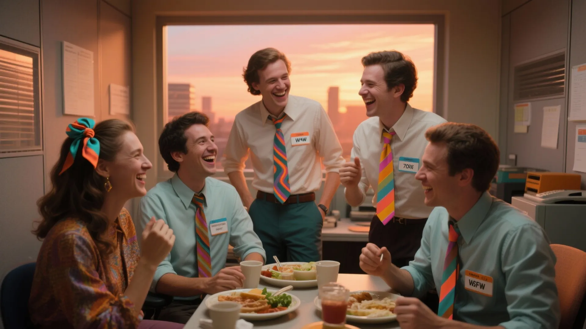 4. Retro Cubicle Crew