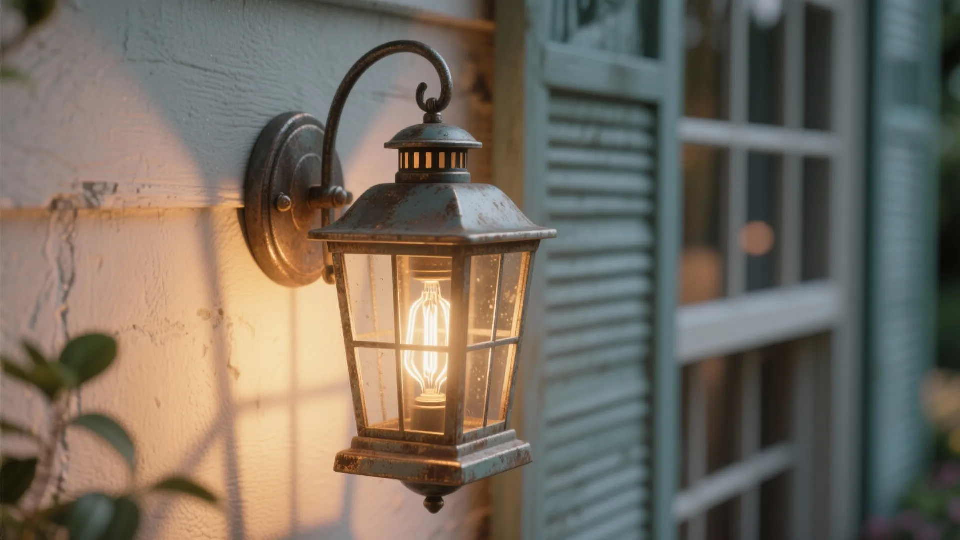 3. Retro Lantern-Style Wall Lights