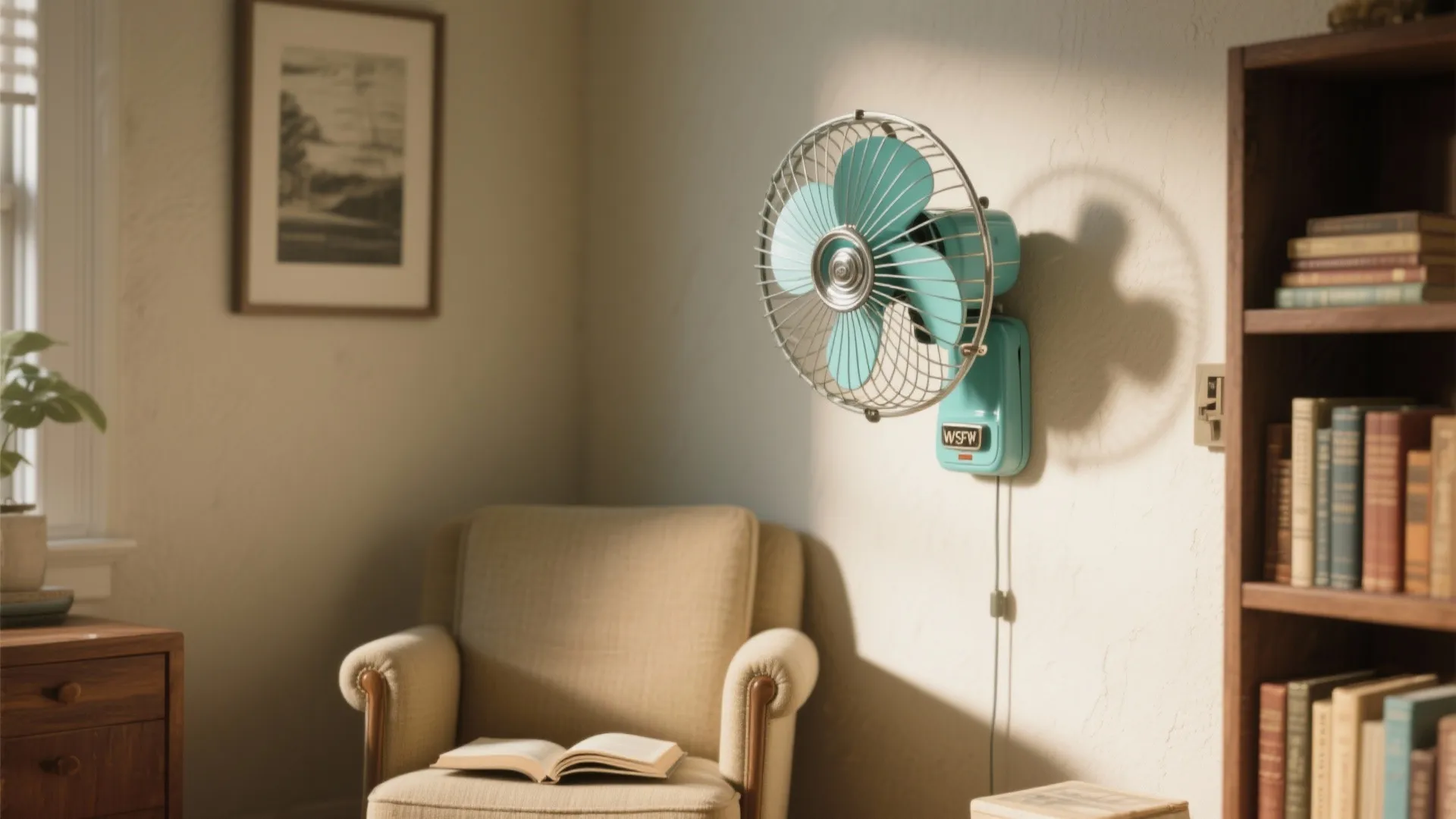 Retro-Inspired Oscillating Fan
