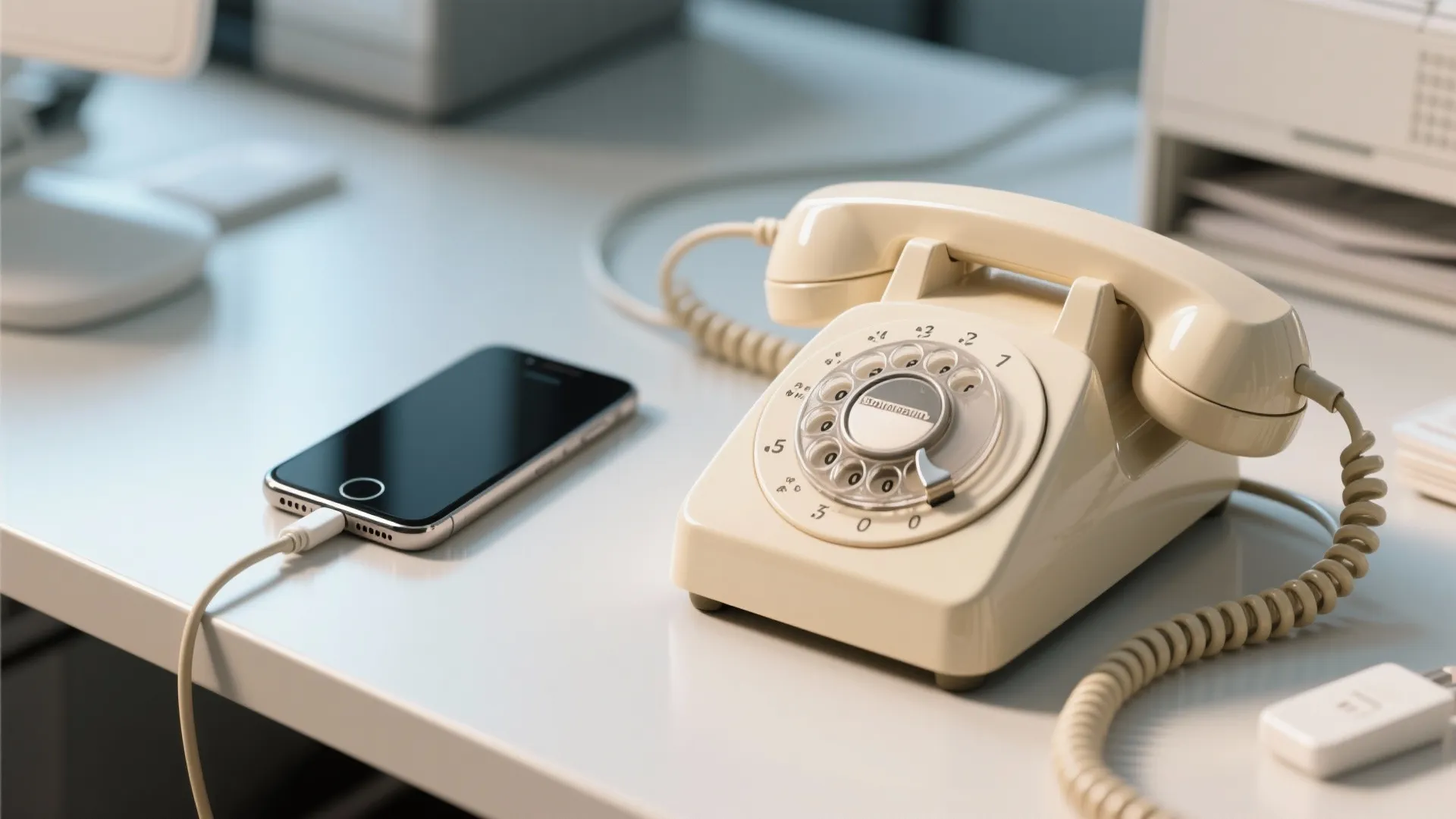 8. Retro Rotary Phone Handset