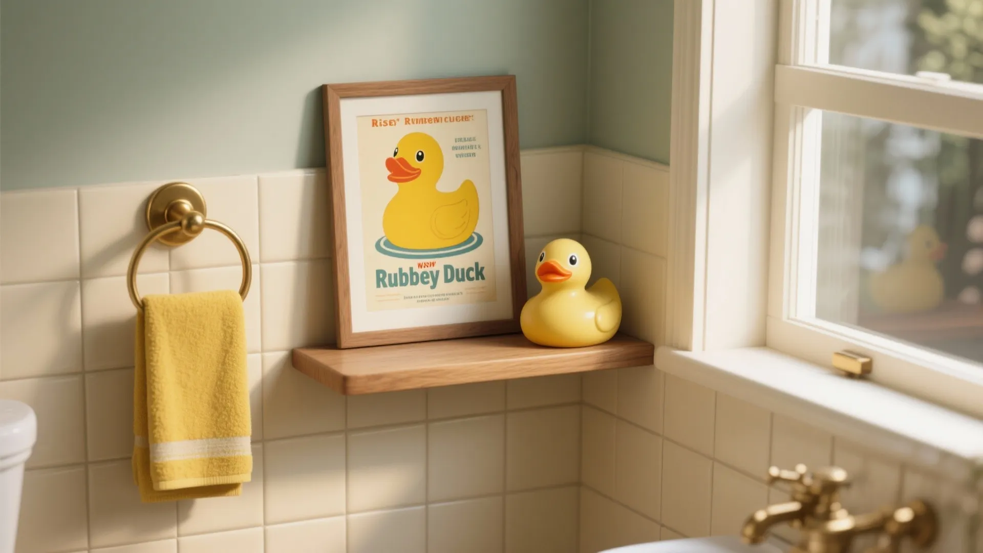 1. Retro Rubber Duck Corner
