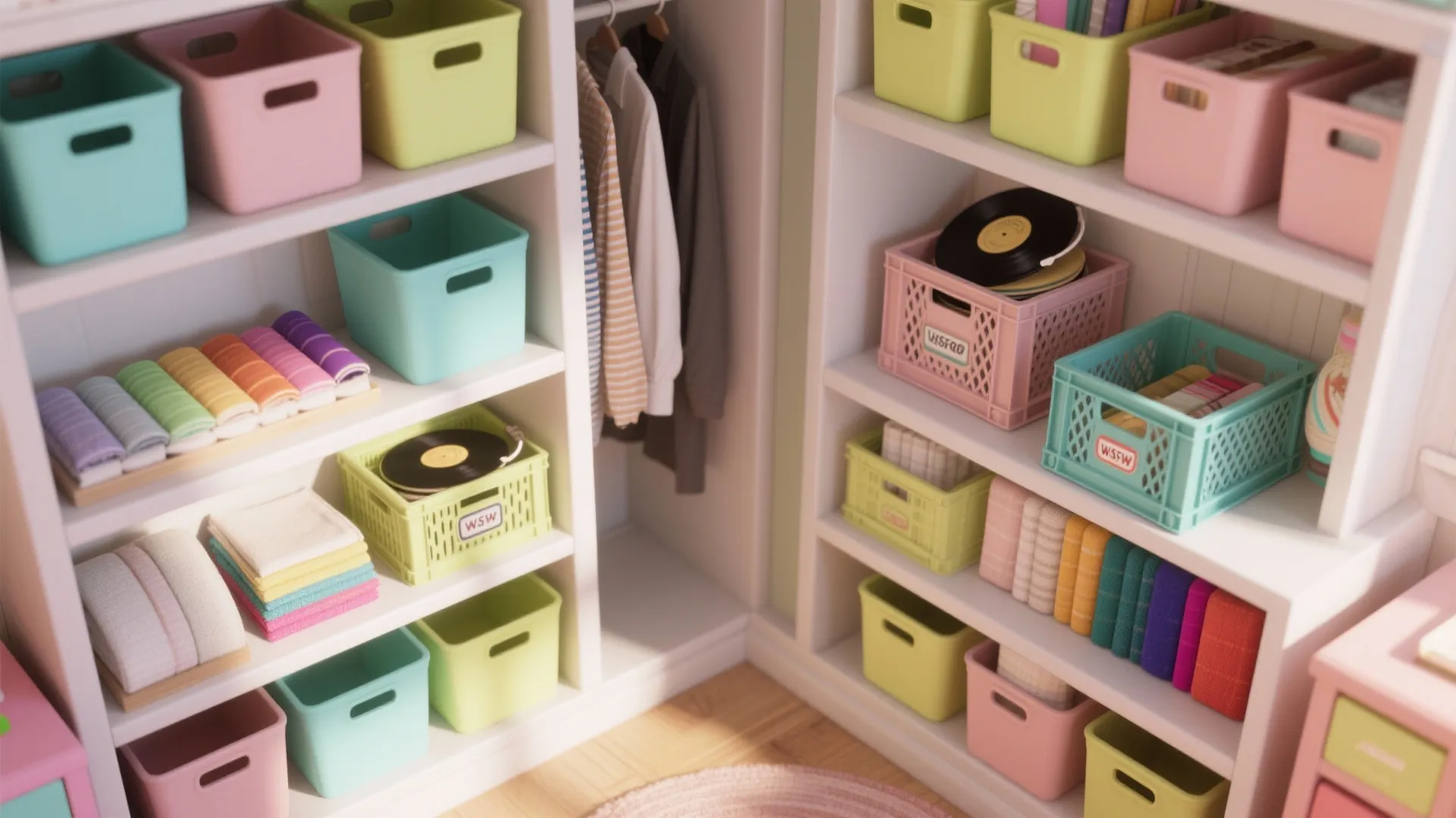 5. Compact Retro-Style Storage
