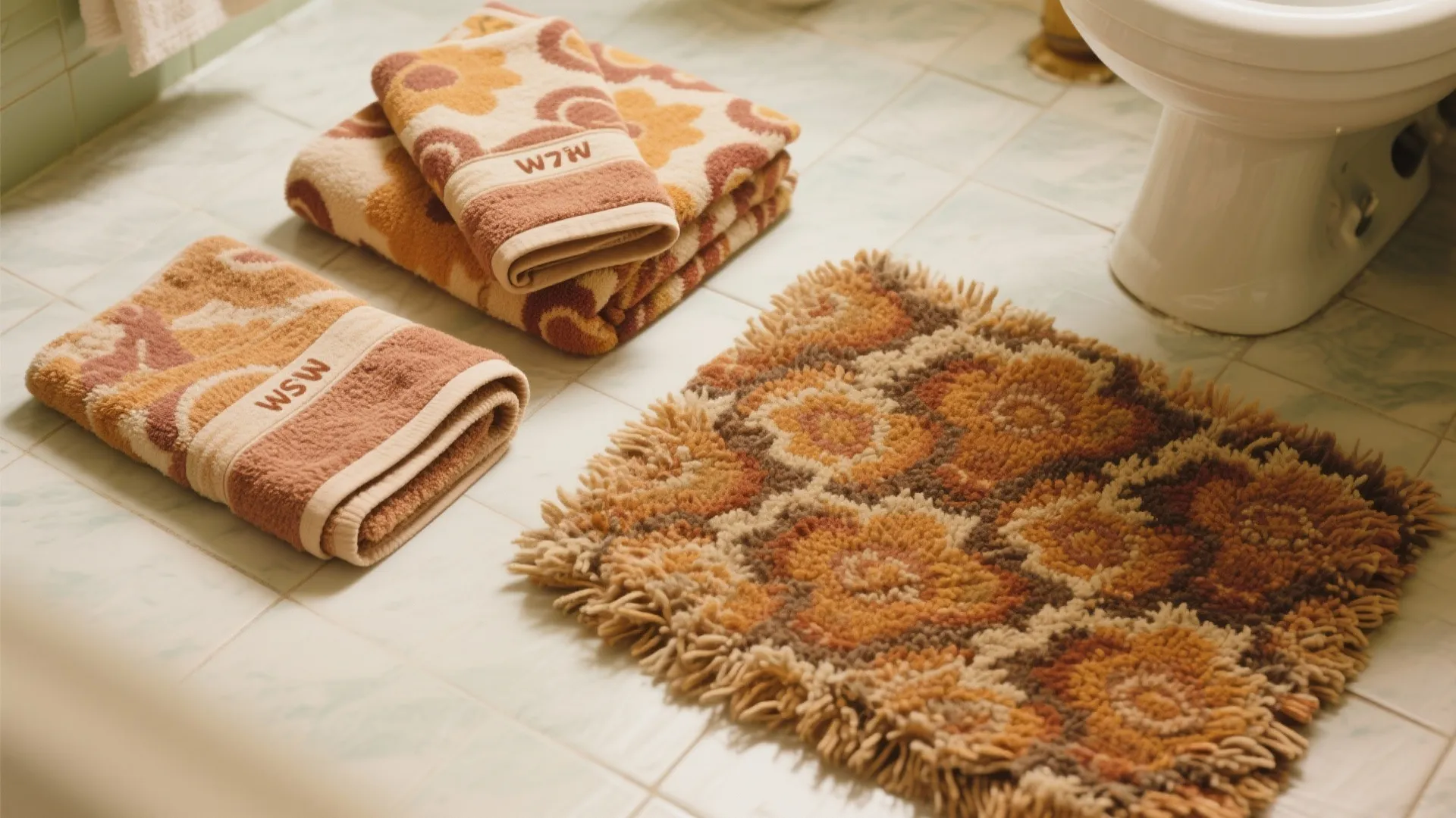 9. Shag Rugs & Retro Textiles