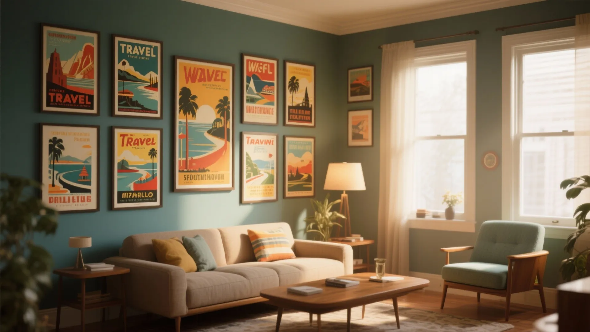 3. Retro Travel Posters