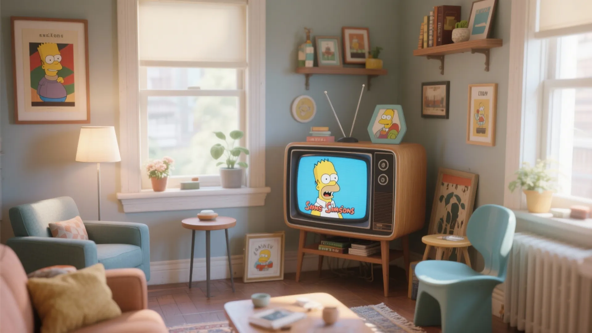 10. Retro Entertainment Corner