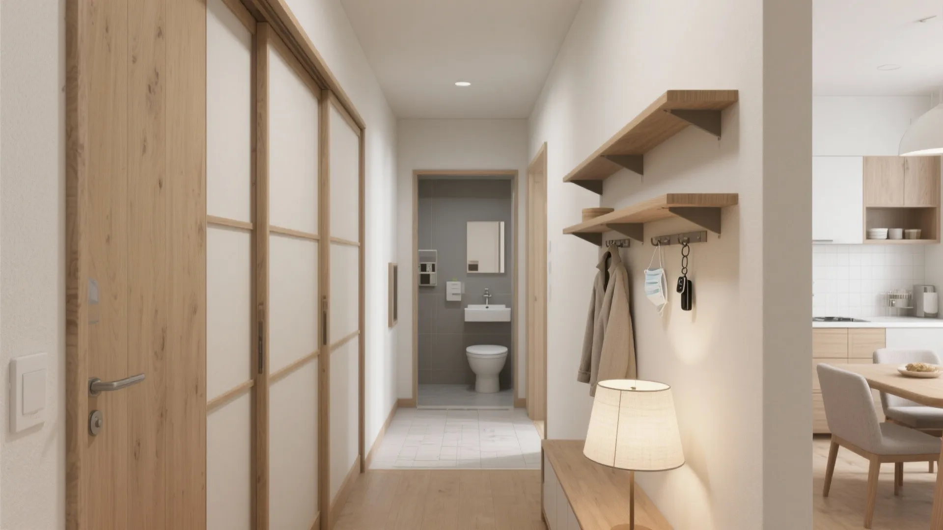 家族の“帰宅動線”を起点にした動線規格化（動線規画 × 4LDK）