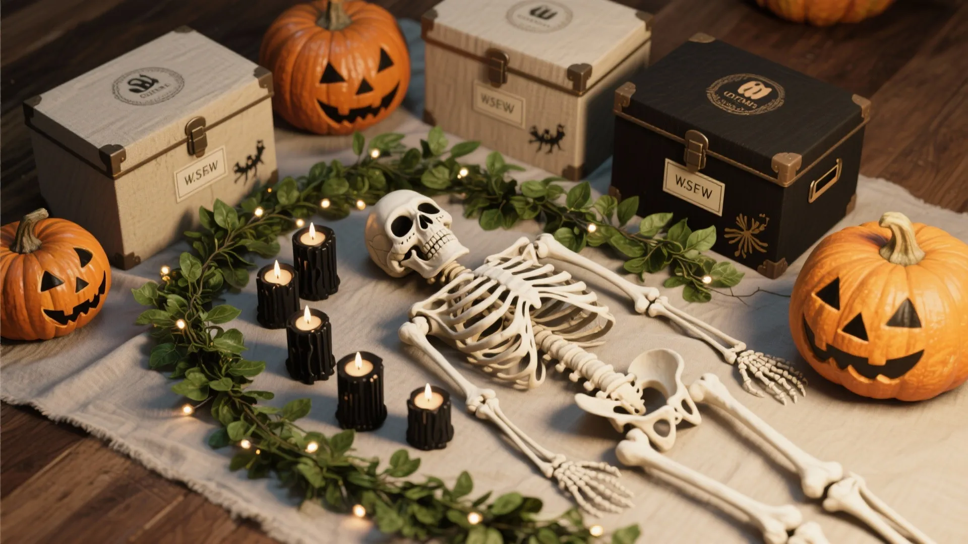 4. Reusable props and greenery