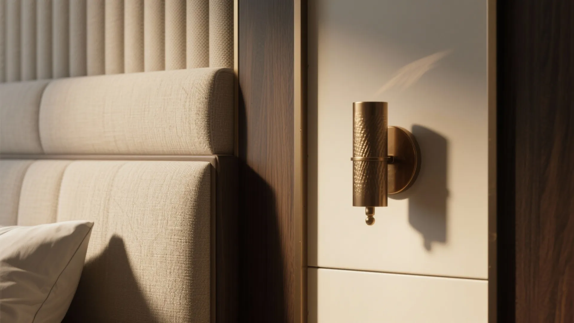 Statement Headboard Wall: Architectural Paneling & Scale