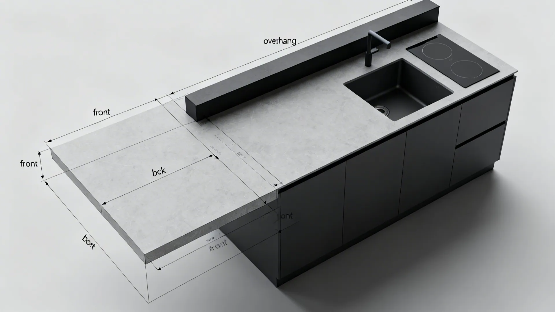 How to model a kitchen slab in Revit: my step-by-step basics
